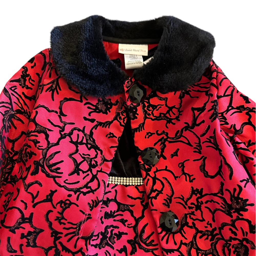 Girls dress and overcoat set sz 4